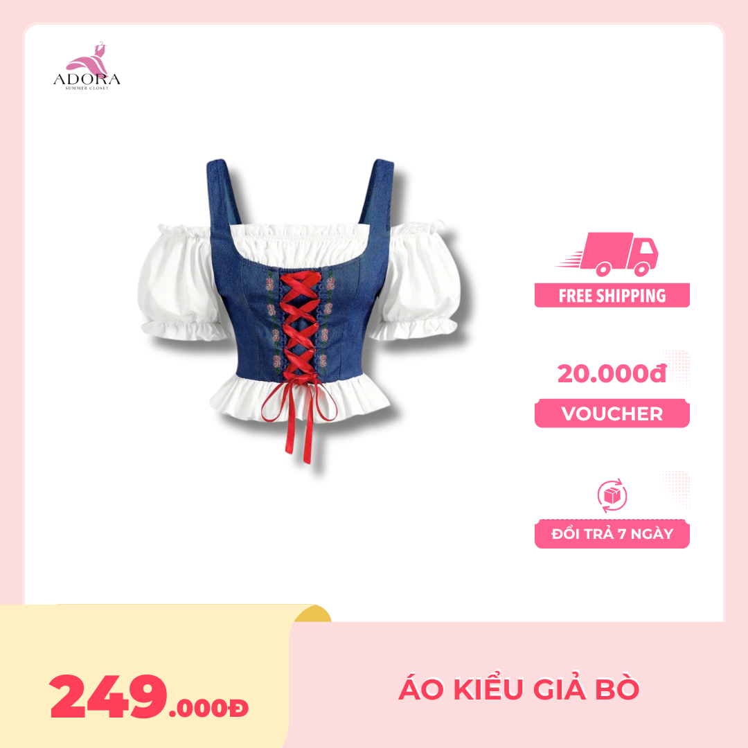 Áo Kiểu Giả Bò - Adora Summer Closet